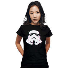 Load image into Gallery viewer, Shirts Fitted Shirts, Woman / Small / Black Ddjvigo&#39;s Glitch Trooper
