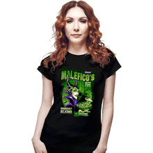 Load image into Gallery viewer, Shirts Fitted Shirts, Woman / Small / Black Maleficent Cereal
