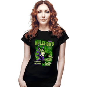 Shirts Fitted Shirts, Woman / Small / Black Maleficent Cereal