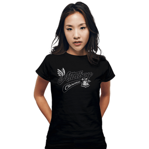 Shirts Fitted Shirts, Woman / Small / Black Attaboy Clarence