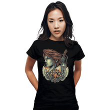 Load image into Gallery viewer, Shirts Fitted Shirts, Woman / Small / Black Emblem Of The Lion
