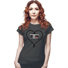 Load image into Gallery viewer, Shirts Fitted Shirts, Woman / Small / Charcoal Gaming Forever
