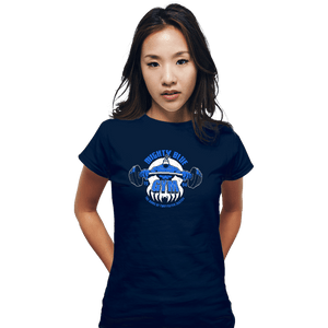 Shirts Fitted Shirts, Woman / Small / Navy Mighty Blue Gym