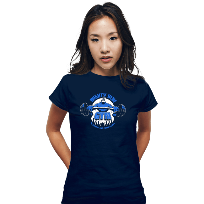 Shirts Fitted Shirts, Woman / Small / Navy Mighty Blue Gym