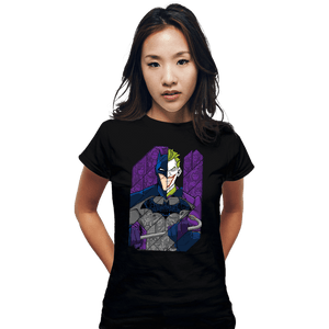 Secret_Shirts Fitted Shirts, Woman / Small / Black Batman Joker