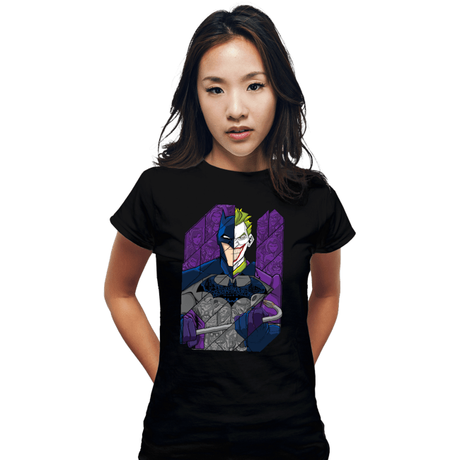 Secret_Shirts Fitted Shirts, Woman / Small / Black Batman Joker