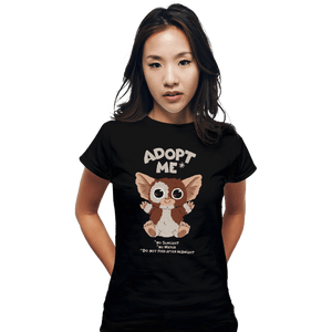 Shirts Fitted Shirts, Woman / Small / Black Adopt Me