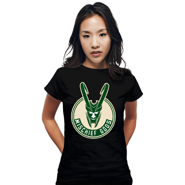 Shirts Fitted Shirts, Woman / Small / Black Mischief Gods