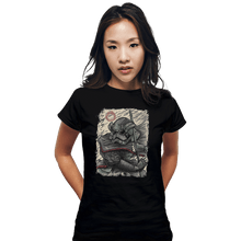Load image into Gallery viewer, Shirts Fitted Shirts, Woman / Small / Black The Samurai Captain
