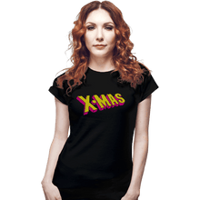 Load image into Gallery viewer, Secret_Shirts Fitted Shirts, Woman / Small / Black Uncanny X-MAS
