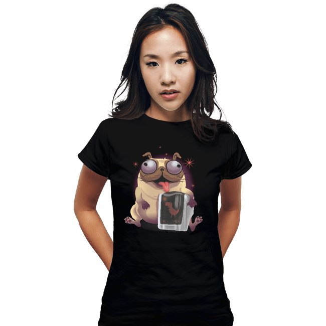 Daily_Deal_Shirts Fitted Shirts, Woman / Small / Black Error System Machine