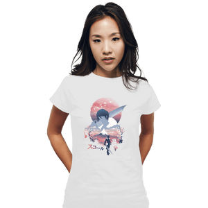 Shirts Fitted Shirts, Woman / Small / White Ukiyo Squall