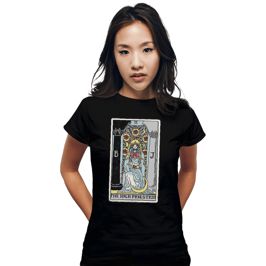 Shirts Fitted Shirts, Woman / Small / Black The High Priestess