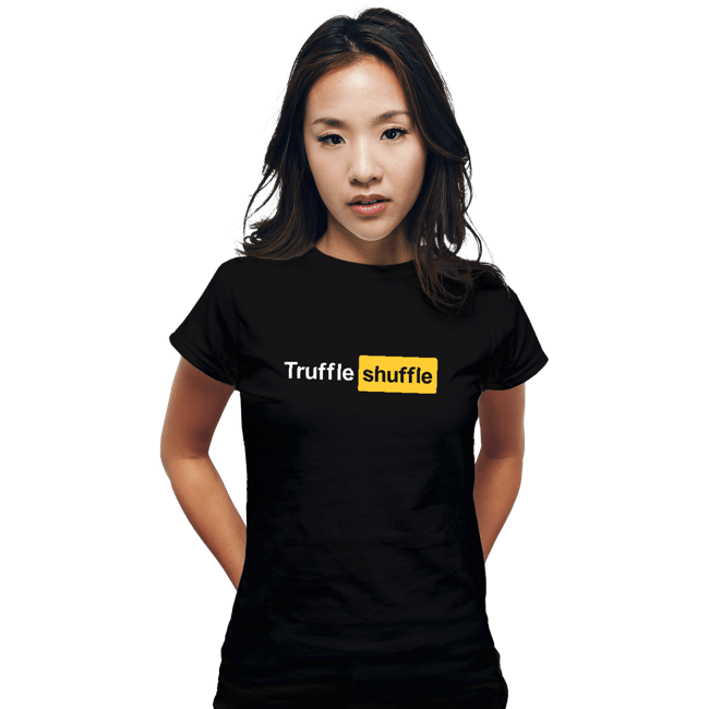 Secret_Shirts Fitted Shirts, Woman / Small / Black Truffle Shuffle