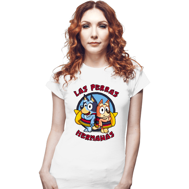 Secret_Shirts Fitted Shirts, Woman / Small / White Las Perras Hermanas