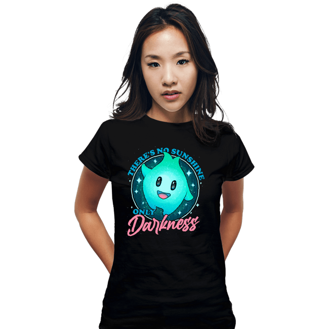 Daily_Deal_Shirts Fitted Shirts, Woman / Small / Black Only Darkness