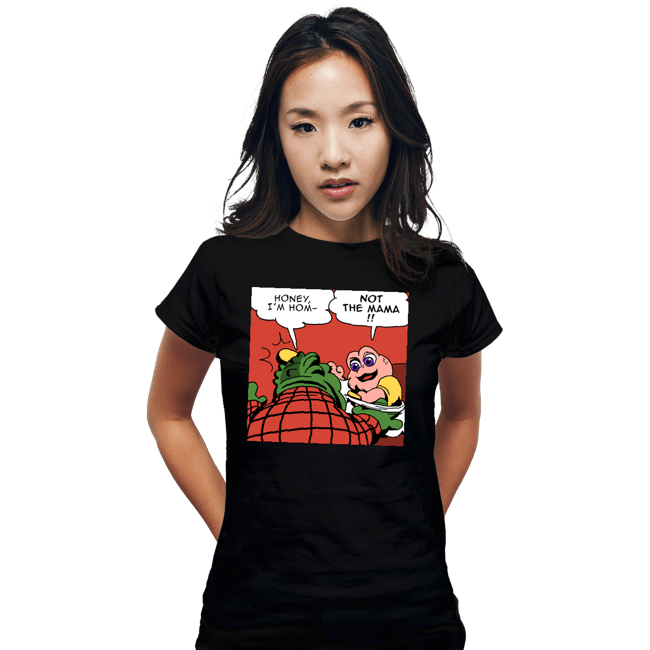 Shirts Fitted Shirts, Woman / Small / Black The Baby Slap