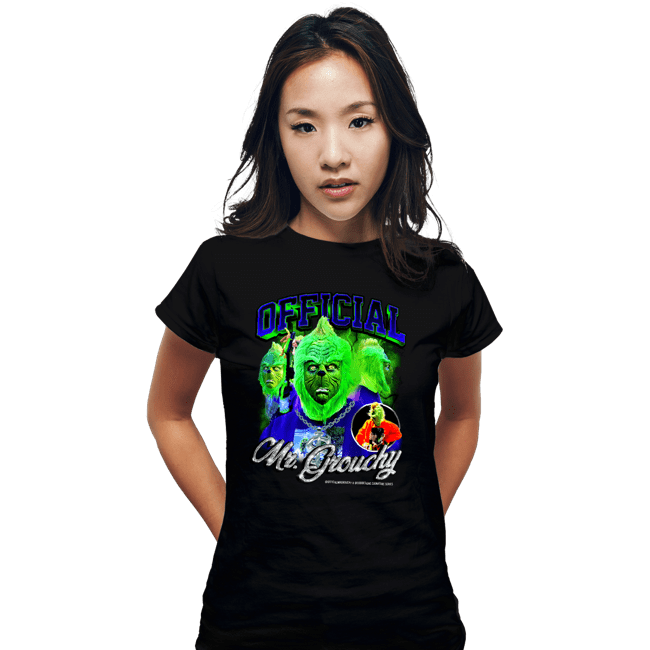 Shirts Fitted Shirts, Woman / Small / Black Mr Grouchy x CoDdesigns Bootleg Hip Hop tee