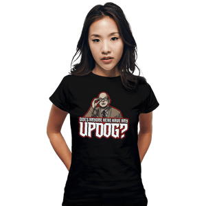 Shirts Fitted Shirts, Woman / Small / Black Updog