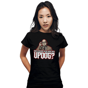 Shirts Fitted Shirts, Woman / Small / Black Updog