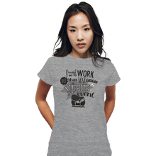 Load image into Gallery viewer, Secret_Shirts Fitted Shirts, Woman / Small / Sports Grey Couch Timeline
