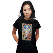 Load image into Gallery viewer, Shirts Fitted Shirts, Woman / Small / Black Skull Knight
