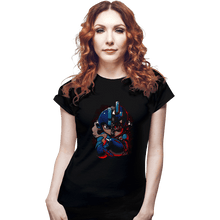 Load image into Gallery viewer, Secret_Shirts Fitted Shirts, Woman / Small / Black Mega-Terminator
