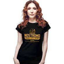 Load image into Gallery viewer, Secret_Shirts Fitted Shirts, Woman / Small / Black Nostromo
