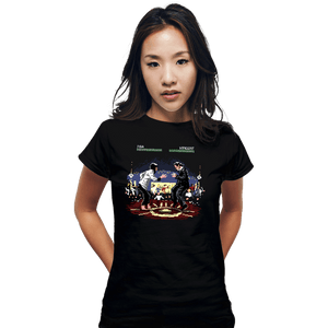 Secret_Shirts Fitted Shirts, Woman / Small / Black Pixel Fiction