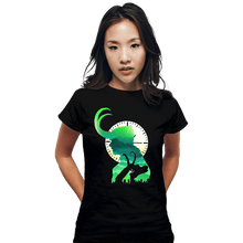 Load image into Gallery viewer, Shirts Fitted Shirts, Woman / Small / Black Loki Sunset
