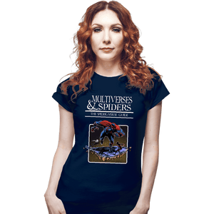 Secret_Shirts Fitted Shirts, Woman / Small / Navy Multiverses And Spiders