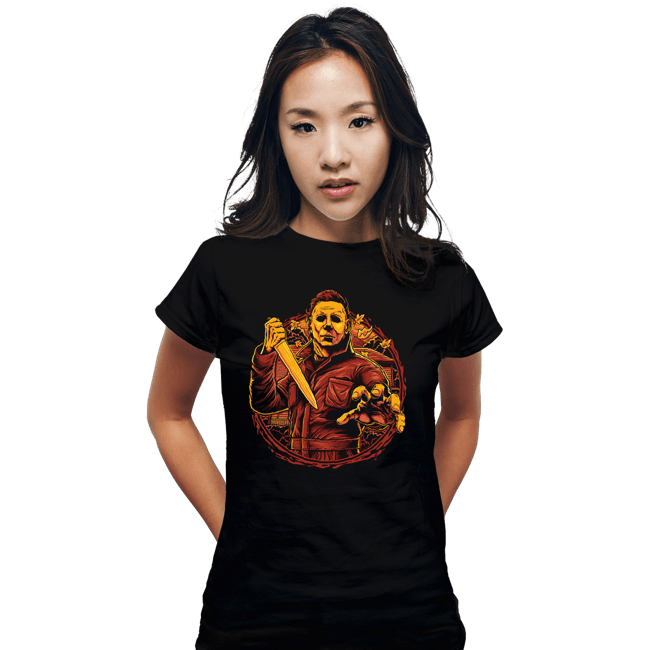 Daily_Deal_Shirts Fitted Shirts, Woman / Small / Black The Haddonfield Slasher