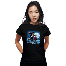 Load image into Gallery viewer, Daily_Deal_Shirts Fitted Shirts, Woman / Small / Black Wade And Logan
