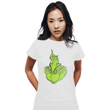 Load image into Gallery viewer, Shirts Fitted Shirts, Woman / Small / White FU Grinch
