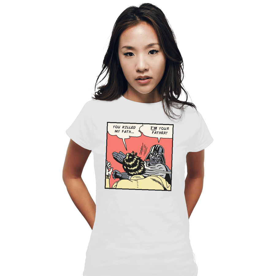 Shirts Fitted Shirts, Woman / Small / White I'M Your Father