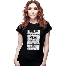 Load image into Gallery viewer, Secret_Shirts Fitted Shirts, Woman / Small / Black Gig Poster
