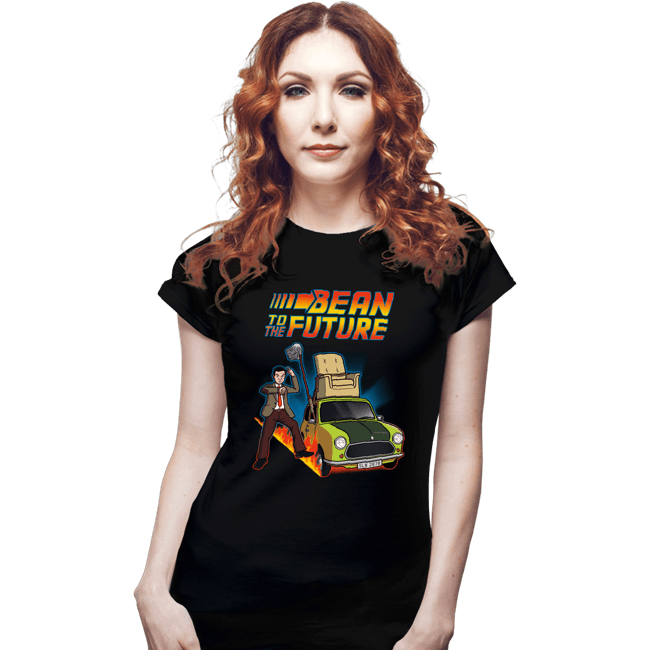 Daily_Deal_Shirts Fitted Shirts, Woman / Small / Black Bean To The Future