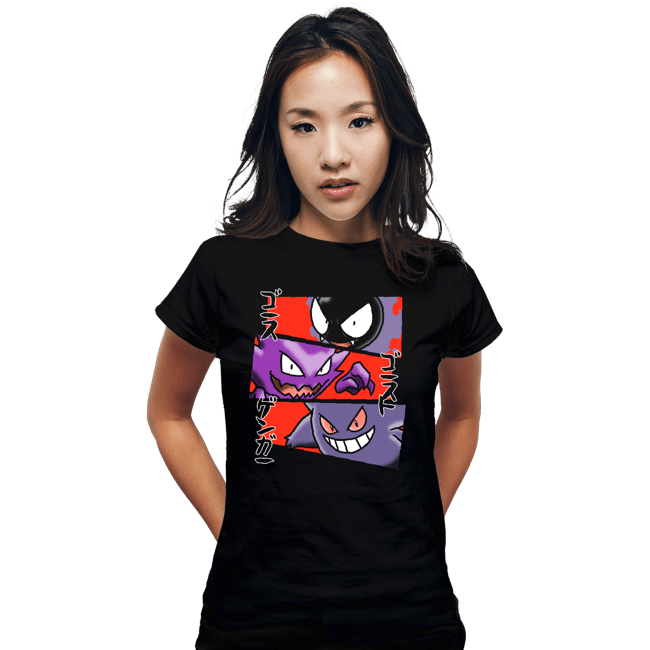 Shirts Fitted Shirts, Woman / Small / Black Kanto Ghosts