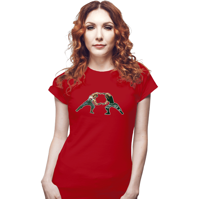 Shirts Fitted Shirts, Woman / Small / Red 80s Fusion