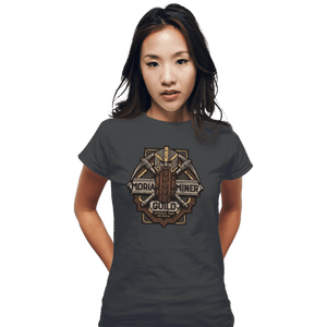 Shirts Fitted Shirts, Woman / Small / Sports Grey Moria Miner Guild