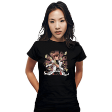 Load image into Gallery viewer, Shirts Fitted Shirts, Woman / Small / Black Make It Rain
