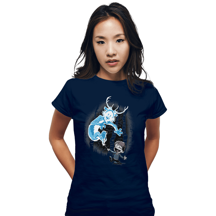 Shirts Fitted Shirts, Woman / Small / Navy The Pretendus Charm