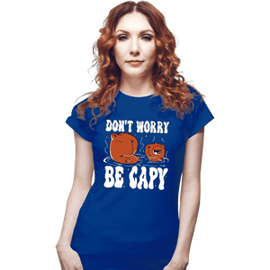 Shirts Fitted Shirts, Woman / Small / Royal Blue Be Capy