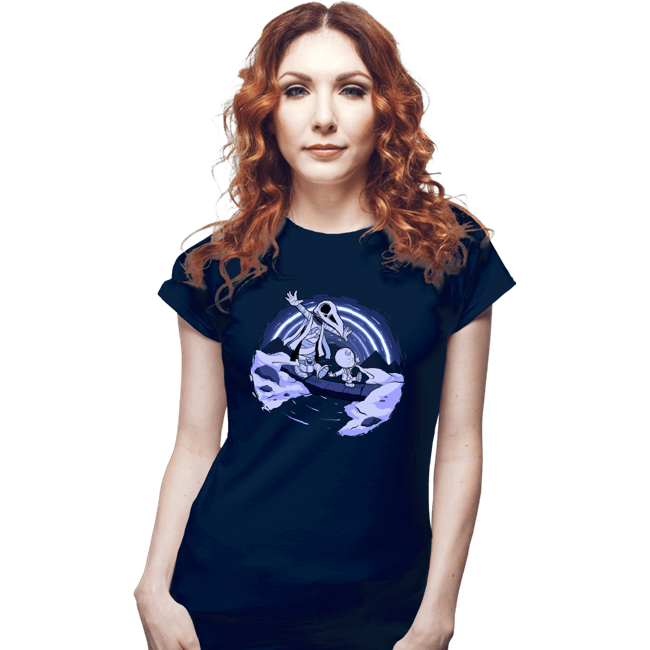 Daily_Deal_Shirts Fitted Shirts, Woman / Small / Navy Steven and Khonshu