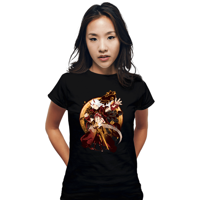 Shirts Fitted Shirts, Woman / Small / Black Hanamizaka Heroics Arataki Itto