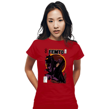 Load image into Gallery viewer, Secret_Shirts Fitted Shirts, Woman / Small / Red Femto Comics
