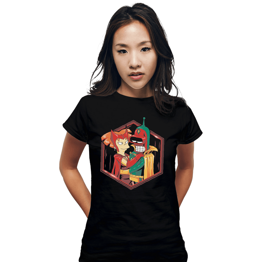 Shirts Fitted Shirts, Woman / Small / Black A Futuristic Couple