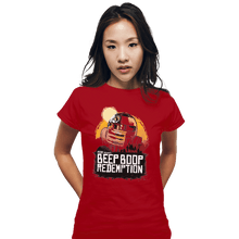 Load image into Gallery viewer, Shirts Fitted Shirts, Woman / Small / Red R2&#39;s Redemption
