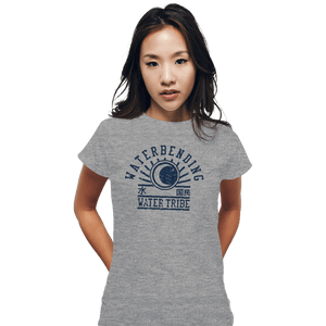 Shirts Fitted Shirts, Woman / Small / Sports Grey Water Bending