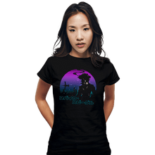 Load image into Gallery viewer, Shirts Fitted Shirts, Woman / Small / Black A Space Cowboy
